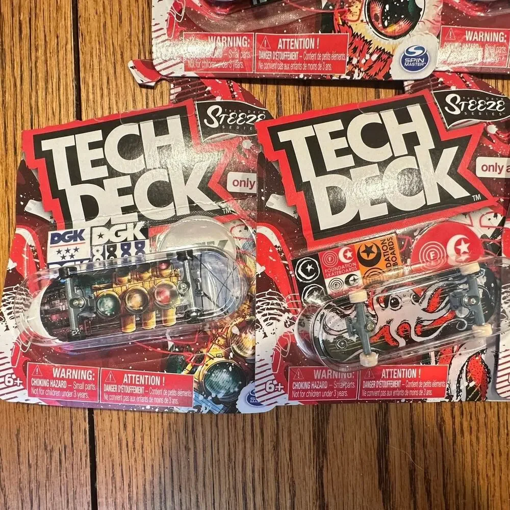 Lot of 8 Tech Deck Steele Series Target Exclusive Spin Master Skateboard *Read